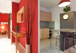A kitchen or kitchenette at Portal Del Angel Barcelona Apartment
