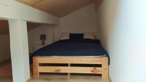 Tempat tidur dalam kamar di Spokojny Klimat w Wiśle