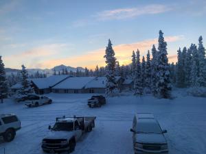 Aurora Denali Lodge v zimě