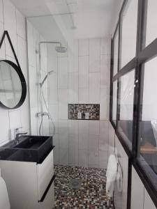 Koupelna v ubytování Appartements Lamblin