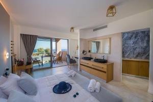 Posezení v ubytování Lilium Luxury Suites