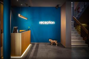 Preddverje oz. recepcija v nastanitvi Baxter Hotel