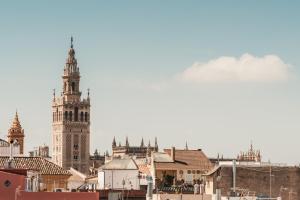Widok na miasto Sewilla z tego hotelu