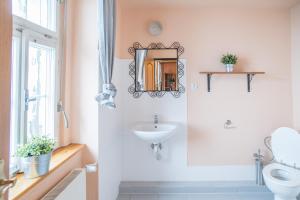 Koupelna v ubytování Hotel Plesivec