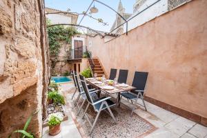 Patio nebo venkovní prostory v ubytování CA NA BLANCA