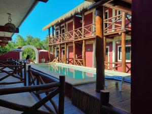 Bazén v ubytování Holbox Isla Bonita nebo v jeho okolí