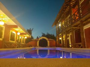 Bazén v ubytování Holbox Isla Bonita nebo v jeho okolí