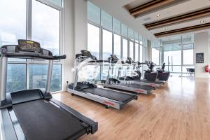 Fitnesscenter och/eller fitnessfaciliteter på Windmill Upon Hills Premium Suites Genting Highland