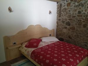 Postel nebo postele na pokoji v ubytování Greuth Hutte