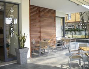 A restaurant or other place to eat at Hotel Prater