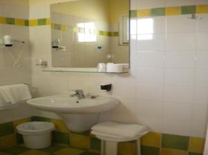A bathroom at Hotel Prater