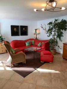 A seating area at Wagner Häusl