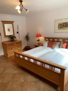A bed or beds in a room at Wagner Häusl