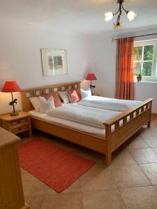 A bed or beds in a room at Wagner Häusl
