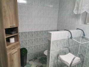 Koupelna v ubytování Apartmán Ústie