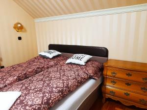 Postel nebo postele na pokoji v ubytování Mátra Wellness Vendégház