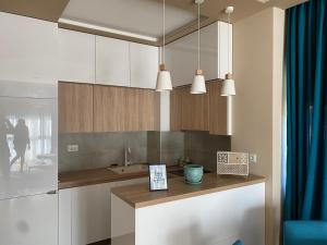 A kitchen or kitchenette at Apartment Sofia, City Centar