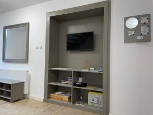 Televiisor ja/või meelelahutuskeskus majutusasutuses Pálava House Mikulov