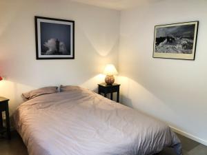 מיטה או מיטות בחדר ב-Maison de 3 chambres avec jardin clos et wifi a Baden