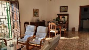 A seating area at Casa Castellitx Mallorca