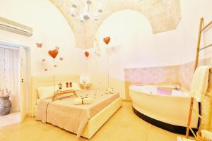 Llit o llits en una habitació de Trullo Suite