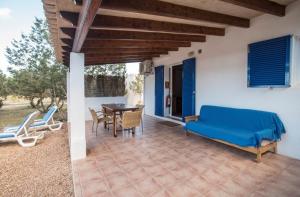 A patio or other outdoor area at CASA GORKA Cala Saona