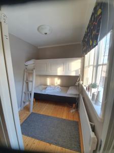 Двухъярусная кровать или двухъярусные кровати в номере Bäcka Holiday Home