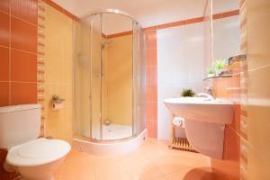 Koupelna v ubytování Apartmán Lípa-Lipno