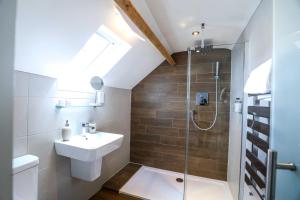 A bathroom at The Belfry Whitby 