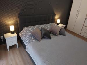 Posteľ alebo postele v izbe v ubytovaní Polanki Park Apartament LEON