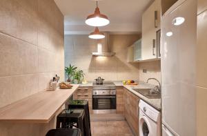 Kuchyň nebo kuchyňský kout v ubytování Barcelona Sants Station Apartments + 22 fotografií