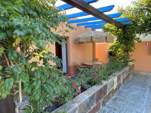Vonkajšia záhrada v ubytovaní Apartamento con doble entrada y piscina compartida