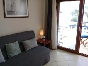 A seating area at UzHan Beach Hotel