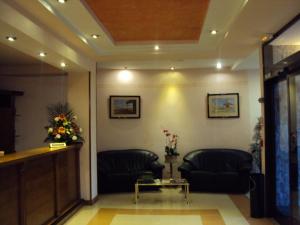 Lobbyn eller receptionsområdet på Hostal Vista Alegre