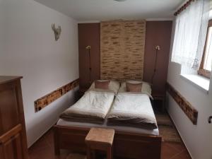 Postel nebo postele na pokoji v ubytování Apartmán Ústie