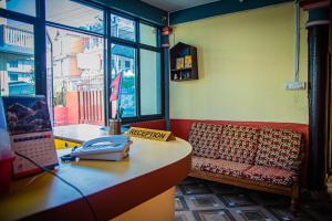 Ruang duduk di Hotel Plaza Nepal