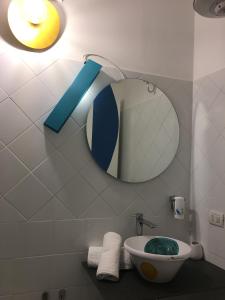 A bathroom at Hotel Pelaghea