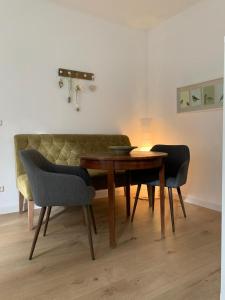 Χώρος καθιστικού στο Ferienwohnung Paulick