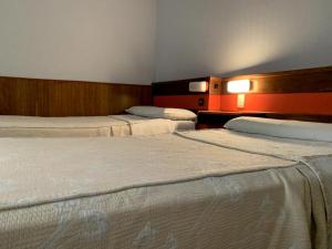 Cama ou camas em um quarto em Palace Hotel Mendoza