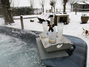 Casa Leone near Bruges with jacuzzi & parking v zimě