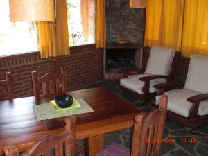 Χώρος καθιστικού στο Cabañas Empedrada