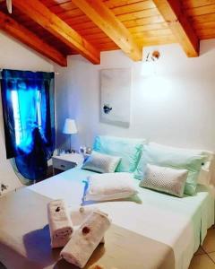 A bed or beds in a room at Casa Napoleoni