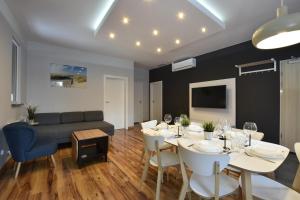 Posezení v ubytování Apartament Flauta Pogorzelica