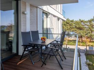 Ein Balkon oder eine Terrasse in der Unterkunft Villa Vogue Wohnung Nr. 11