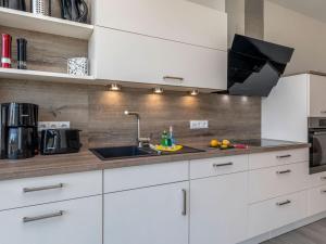 Küche/Küchenzeile in der Unterkunft Villa Vogue Wohnung Nr. 11