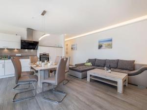Küche/Küchenzeile in der Unterkunft Villa Vogue Wohnung Nr. 11