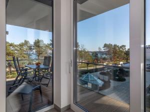 Ein Balkon oder eine Terrasse in der Unterkunft Villa Vogue Wohnung Nr. 11