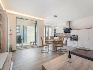 Küche/Küchenzeile in der Unterkunft Villa Vogue Wohnung Nr. 11