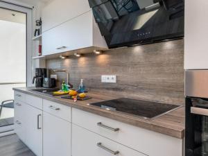 Küche/Küchenzeile in der Unterkunft Villa Vogue Wohnung Nr. 11