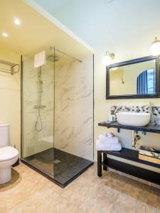 Koupelna v ubytování Hotel Ciutat Jardi